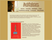 Tablet Screenshot of dharmakeskus.fi